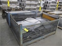 (2) 7' x 4 1/2' Wire Mesh Baskets w/ Contents