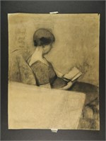 St Julian Fishburne Woman Reading LISTED NY