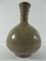 Chinese Early Celadon or Guar Crackle Vase
