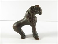 Antique Roman Bronze Lion Sculpture Small