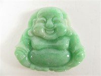 Chinese Jade Happy Buddha Pendant