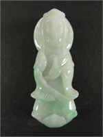 Chinese Guanyin Jade Pendant