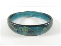 Antique Roman Glass Blue Bracelet