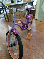 Violet huffy bicycle