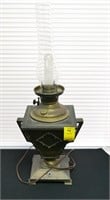 UNIQUE OIL LAMP CONVERTED TO ELECTRIC