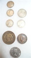 Vtg Canadian Coins (some silver)