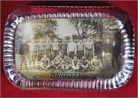 Early Gamecock Photo Mounted Paperweight