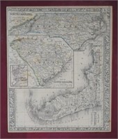 Mitchell Map of The Carolinas & Florida