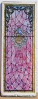 Large Stained Glass Window w/ Crest