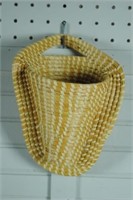 Unusual Hanging Charleston Sweetgrass Wall Pouch