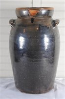 Southern Stoneware 3 Gallon Crock w/ Unusual Glaze