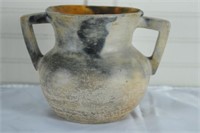 Catawba Indian Clay Double Handled Vessel
