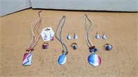 Necklace / Earrings / Ring Sets x 3