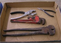 Tool Lot: Monkey Wrench Plyers & Cutters