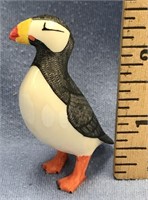 2.5" Walrus ivory puffin by Ted Mayac          (k