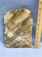 Fabulous agate specimen, slab, 8.5" long x 6" wide