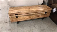 Rustic Storage Bench-Blanket Chest