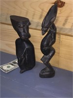 Tribal Wood Figures Self standing