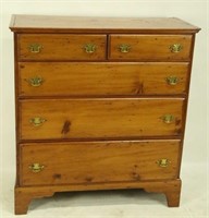 CIRCA 1850's AMERICAN SOUTHERN PINE CHEST