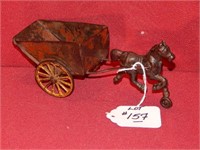 Arcade Cast Iron "Horse and Cart" Pull Toy