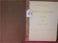 Massey Ferguson Parts List - Davis Back Hoe