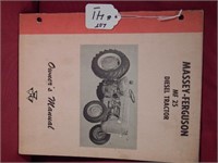 Massey Ferguson MF25 Diesel Tractor Owner's Manual