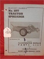 Massey-Harris Manual -  No. 10T Tractor Spreader