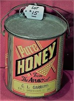 Tin Honey Pail 8-pound