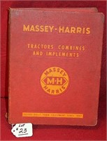 Massey-Harris Implement Parts Book 1954