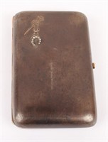 GOLD INLAY & DIAMOND CIGARETTE CASE