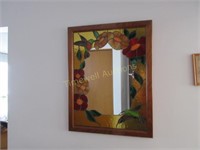 Stained glass mirror