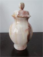 Heavy marble jar with lid