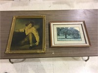 2 FRAMED PICTURES