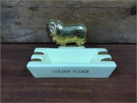Genuine Golden Fleece ashtray