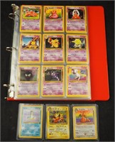 Vintage Pokemon Collector Cards Binder Lot
