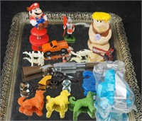 Vintage Penny Candy Toys Die Cast Tray Lot