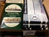 6 MERCHANT SHIP BOOKS