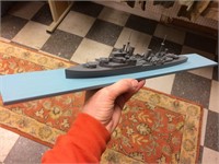 VINTAGE H.A. FRAMBURG DIECAST SHIP MODEL