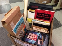 ASST. BOOKS & VHS WWII MOVIE SET