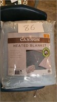CANNON HEATED BLANKET, QUEEN SIZE, NEW