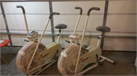 TWO DP EXERCISE BICYCLES