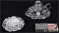 3- ANTIQUE STERLING SILVER ITEMS