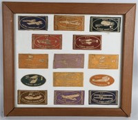14- EARLY AIRPLANE TOBACCO FELTS