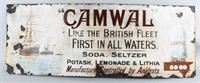 CAMWAL WATERS PORCELAIN SIGN w/ SHIPS