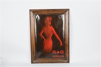 R & G CORSETS ADVERTISING SIGN
