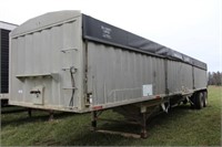 1979 HAWKEYE T/A 40'ALUMINUM HOPPER BOTTOM TRAILER