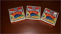 3 BOXES OF VINTAGE PERFECT SEAL JAR RINGS