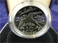 ROYAL MINT UK SILVER PROOF 10 KROON