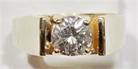 10kt Gold Diamond Solitaire Ring