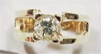 10kt Gold Diamond (1.06ct) Solitaire Ring